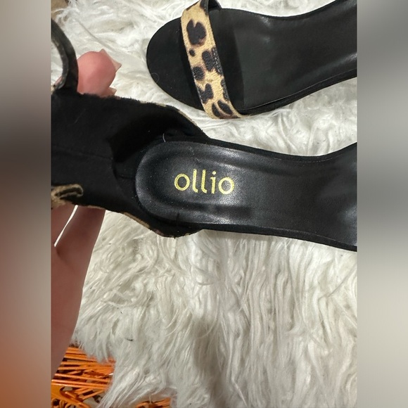 BRAND NEW NEVER WORN OLLIO cheatah print heals - Picture 4 of 4